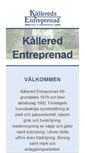 Mobile Screenshot of kalleredentreprenad.se